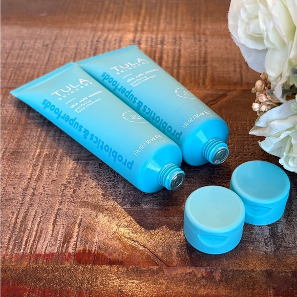 NEW Tula CULT CLASSIC Purifying FACE CLEANSER, Travel Size DUO! - Picture 3 of 3